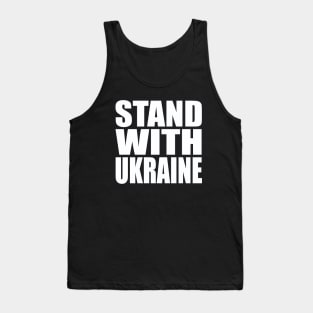 Stand with Ukraine Tank Top